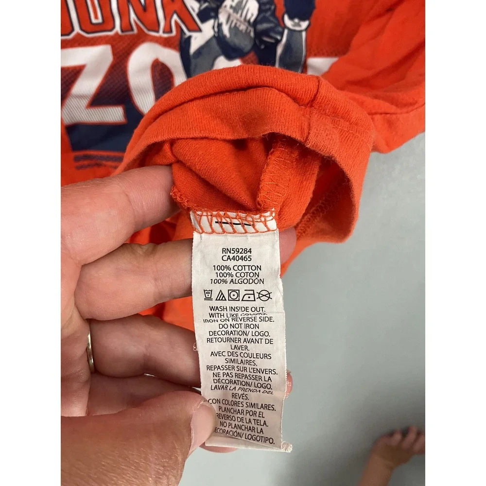 The Children's Place Boys T-Shirt Orange Slam Dunk Basketball Graphic XL 14